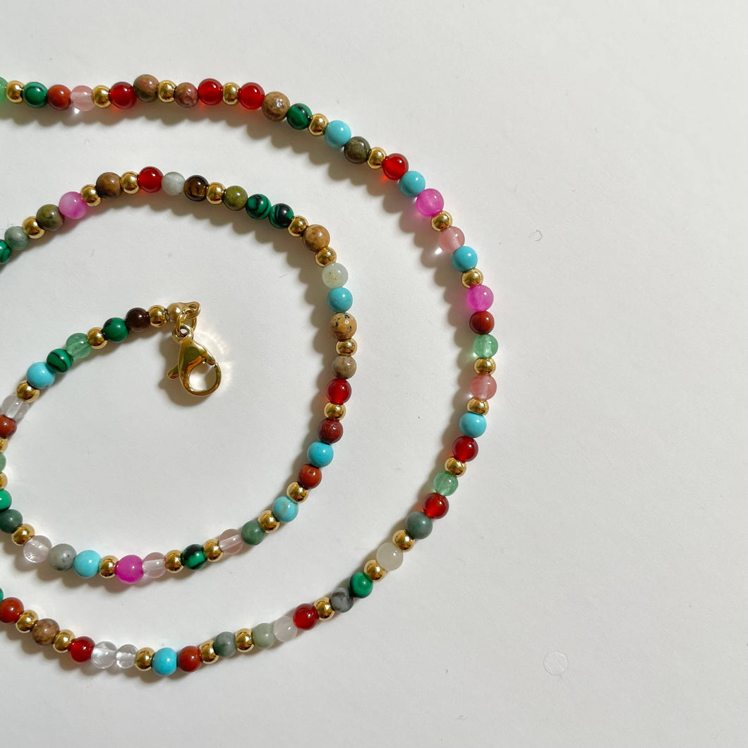 Lila Bead Necklace