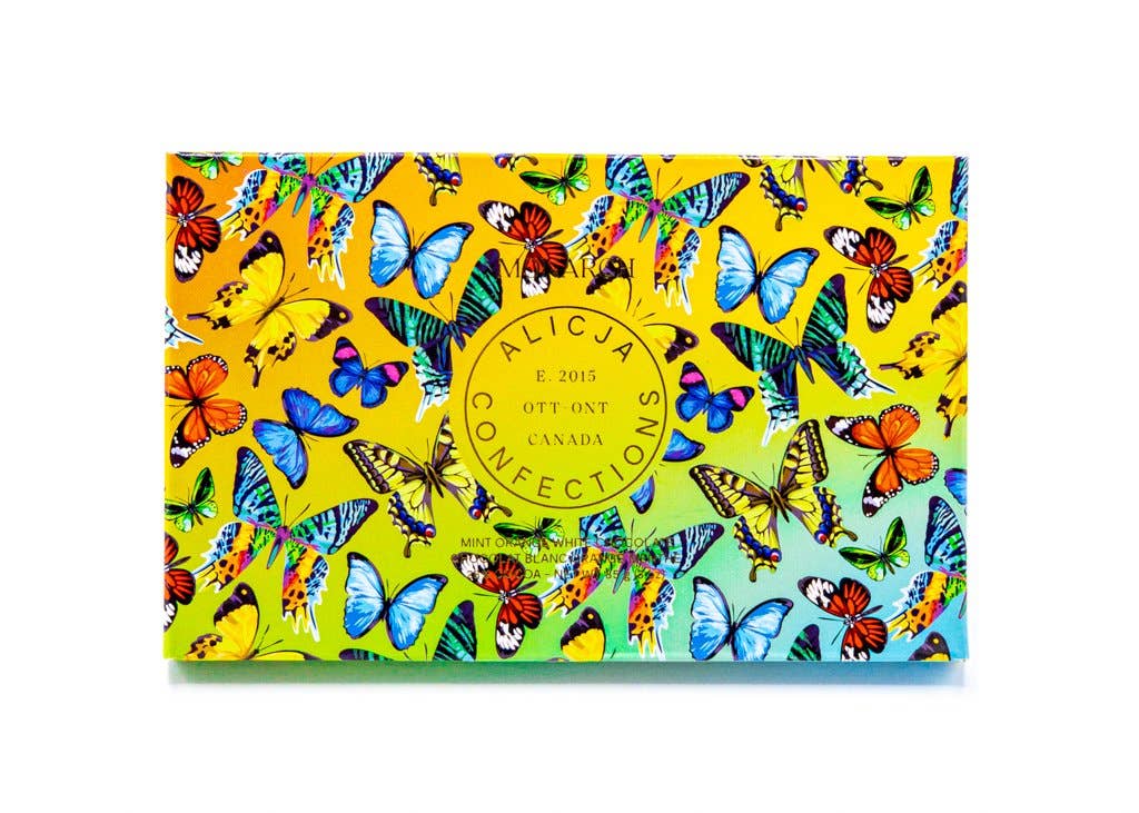 Monarch White Postcard Chocolate Bar