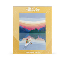 Load image into Gallery viewer, Sunrise Paddle | 1000-Piece Puzzle | Designed in QC Canada
