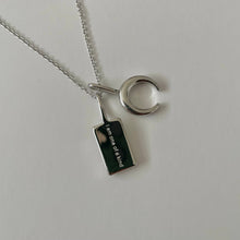 Load image into Gallery viewer, ‘I am one of a kind’ Affirmation Necklace- Silver
