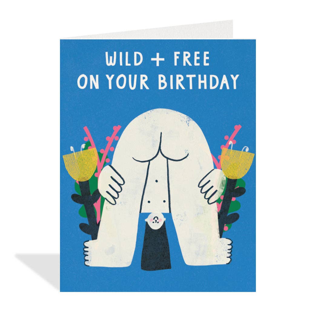 Wild and Free - Birthday Card