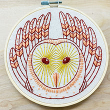 Load image into Gallery viewer, Barn Owl Embroidery Kit
