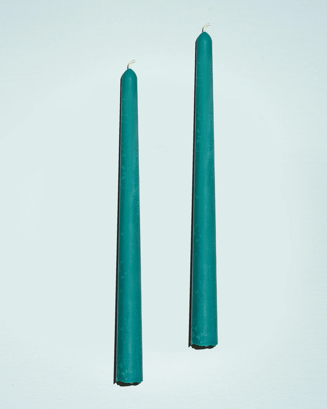 Beeswax/Soy Blend Taper Candles - Emerald