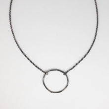 Load image into Gallery viewer, Circle Necklace Small (Oxidized)
