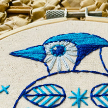 Load image into Gallery viewer, Blue Jay Embroidery Kit
