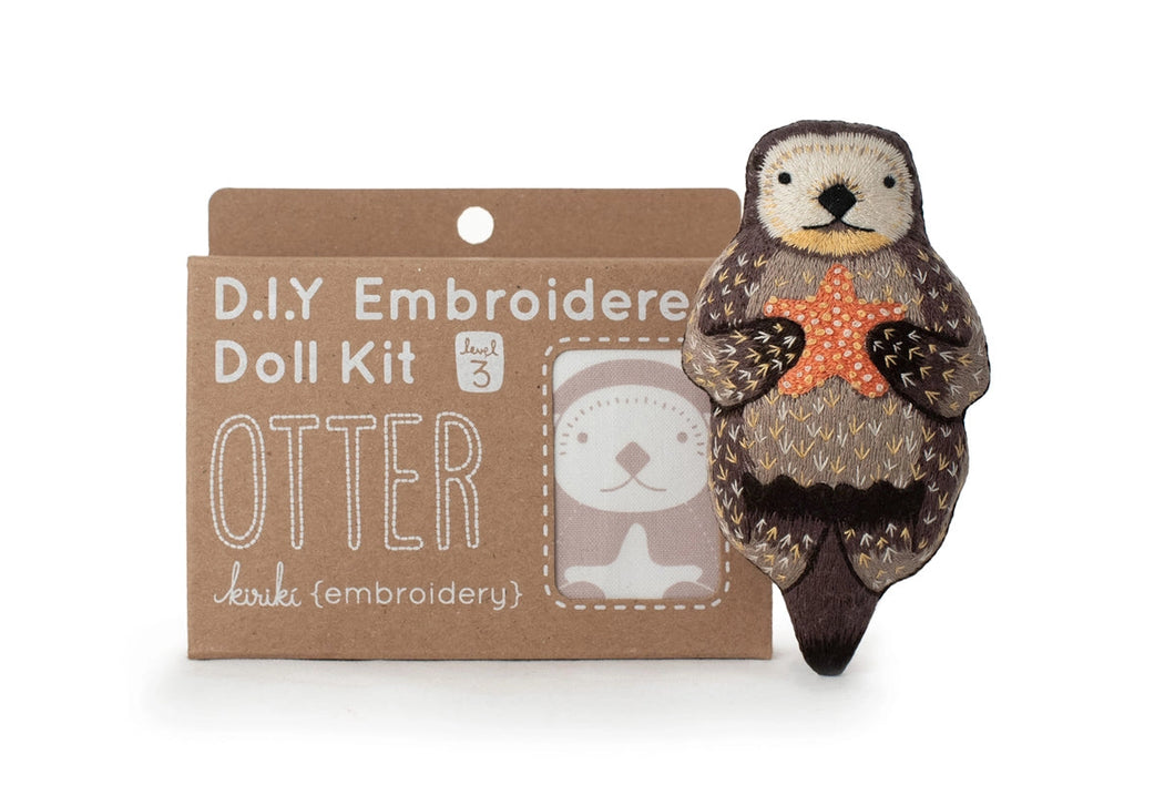 Otter - Embroidery Kit