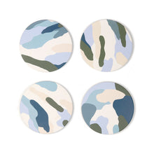 Load image into Gallery viewer, Absorbent Ceramic Coasters Set - Moss
