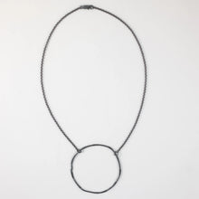 Load image into Gallery viewer, Circle Necklace Large (Oxidized)

