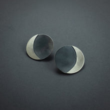 Load image into Gallery viewer, Crescent Moon Stud Earrings (Small)
