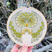 Load image into Gallery viewer, Great Horned Owl Embroidery Kit
