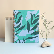 Load image into Gallery viewer, Greenery Spiral Notebook
