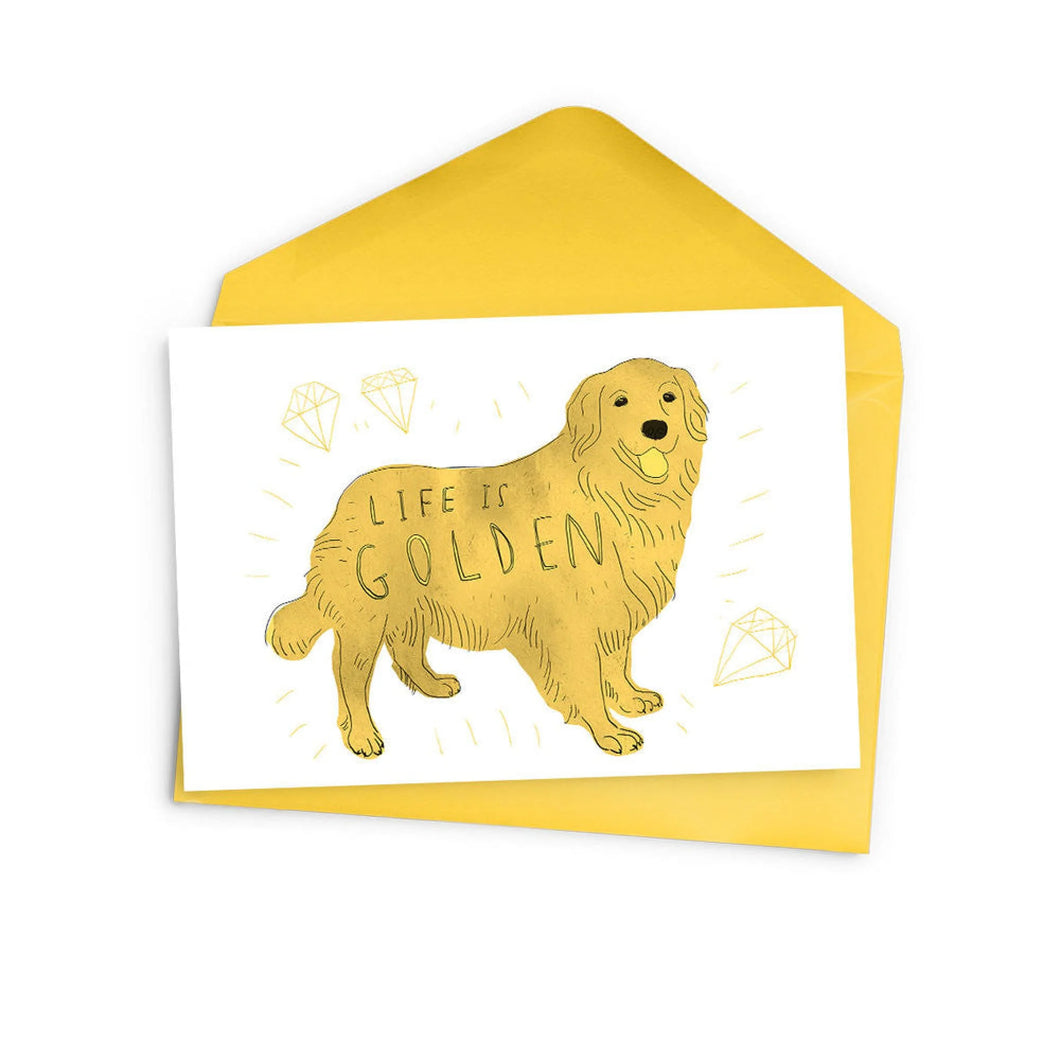 Life is Golden Greeting Card