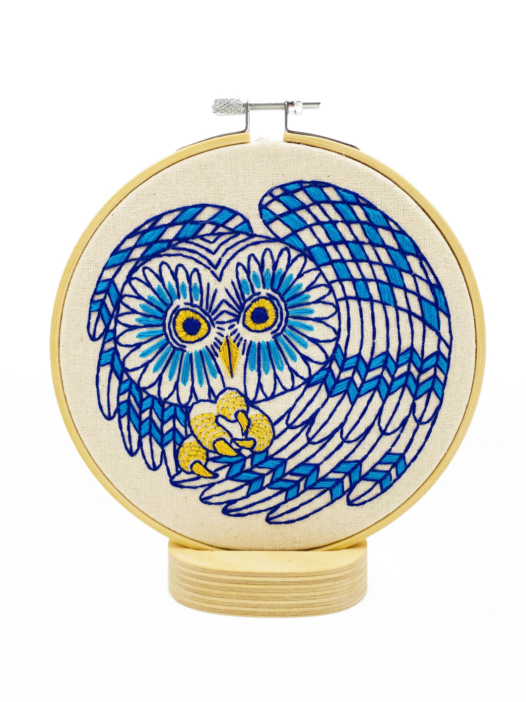 Boreal Owl Embroidery Kit