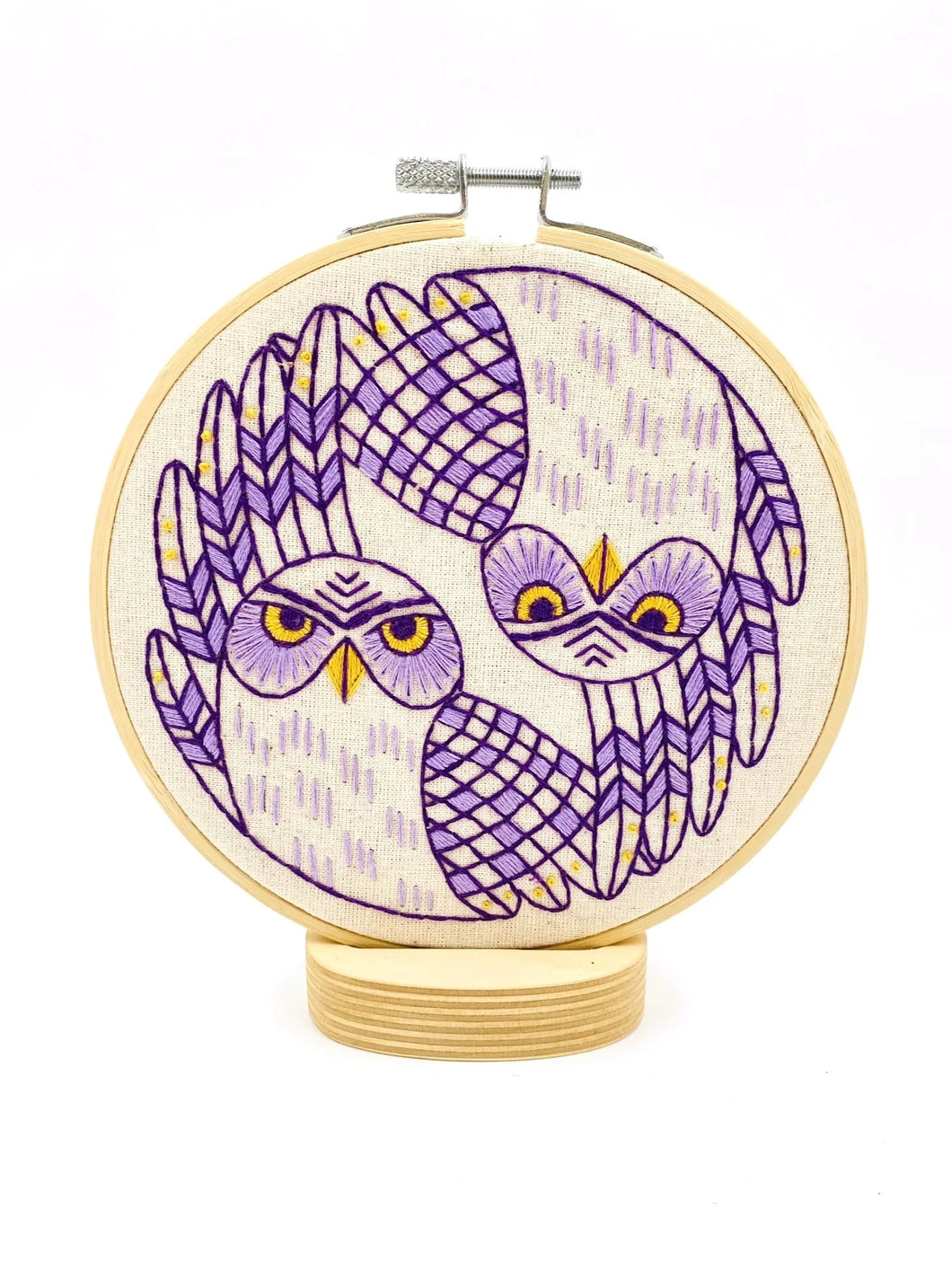 Burrowing Owl Embroidery Kit