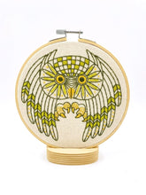 Load image into Gallery viewer, Great Horned Owl Embroidery Kit
