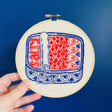 Load image into Gallery viewer, Sardines Embroidery Kit
