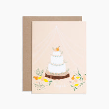 Load image into Gallery viewer, Congrats Wedding Cake Card
