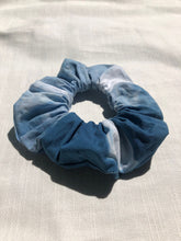 Load image into Gallery viewer, Hand-Dyed Shibori Sustainable Cotton Scrunchie
