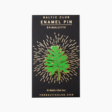 Load image into Gallery viewer, Monstera Leaf Enamel Pin

