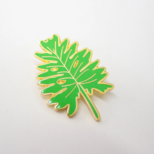 Load image into Gallery viewer, Monstera Leaf Enamel Pin
