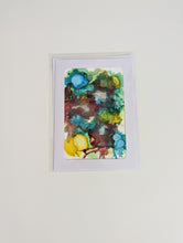 Load image into Gallery viewer, Hand-painted Alcohol-ink Greeting Cards
