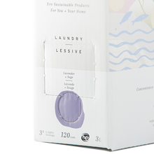 Load image into Gallery viewer, Lavender and Sage Laundry Detergent 3L Refill Box
