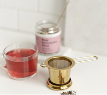 Load image into Gallery viewer, Gold Goddess Tea Strainer
