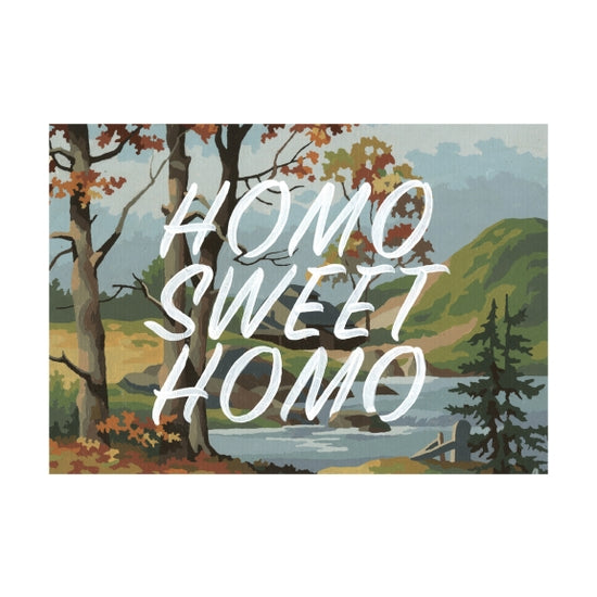Homo Sweet Homo House Print