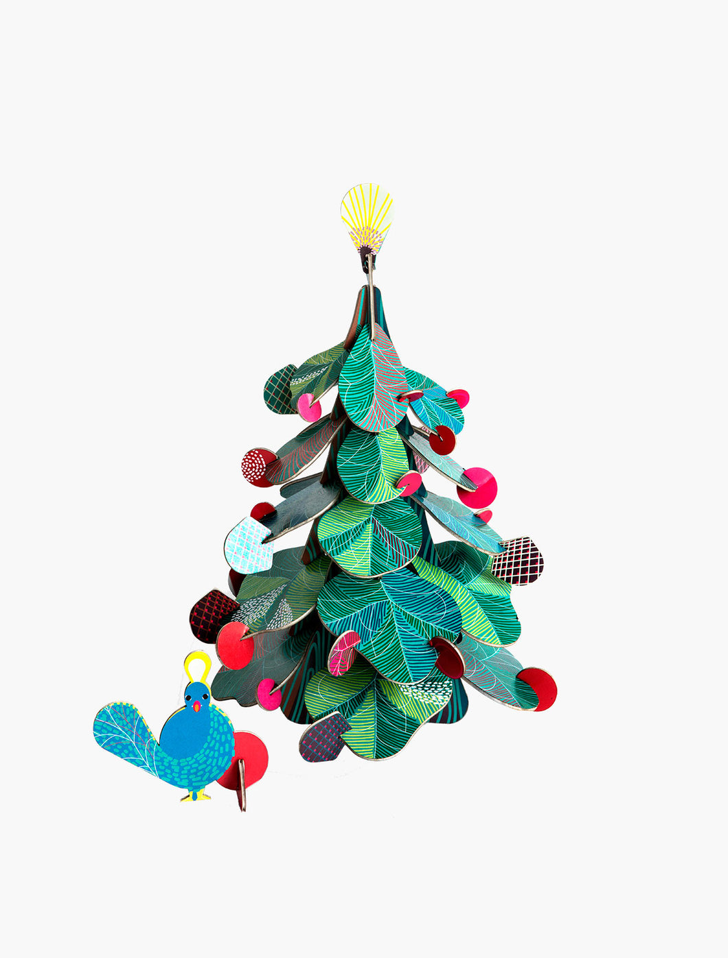 Christmas Tree - Peacock - Small