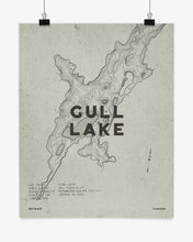 Load image into Gallery viewer, Gull Lake Contours Print
