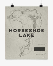 Load image into Gallery viewer, Horseshoe Lake Contours Print
