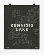 Load image into Gallery viewer, Kennisis Lake Contours Print
